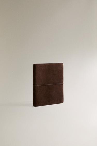 SPLIT LEATHER BOOK COVER - Brown by Zara - Image 1
