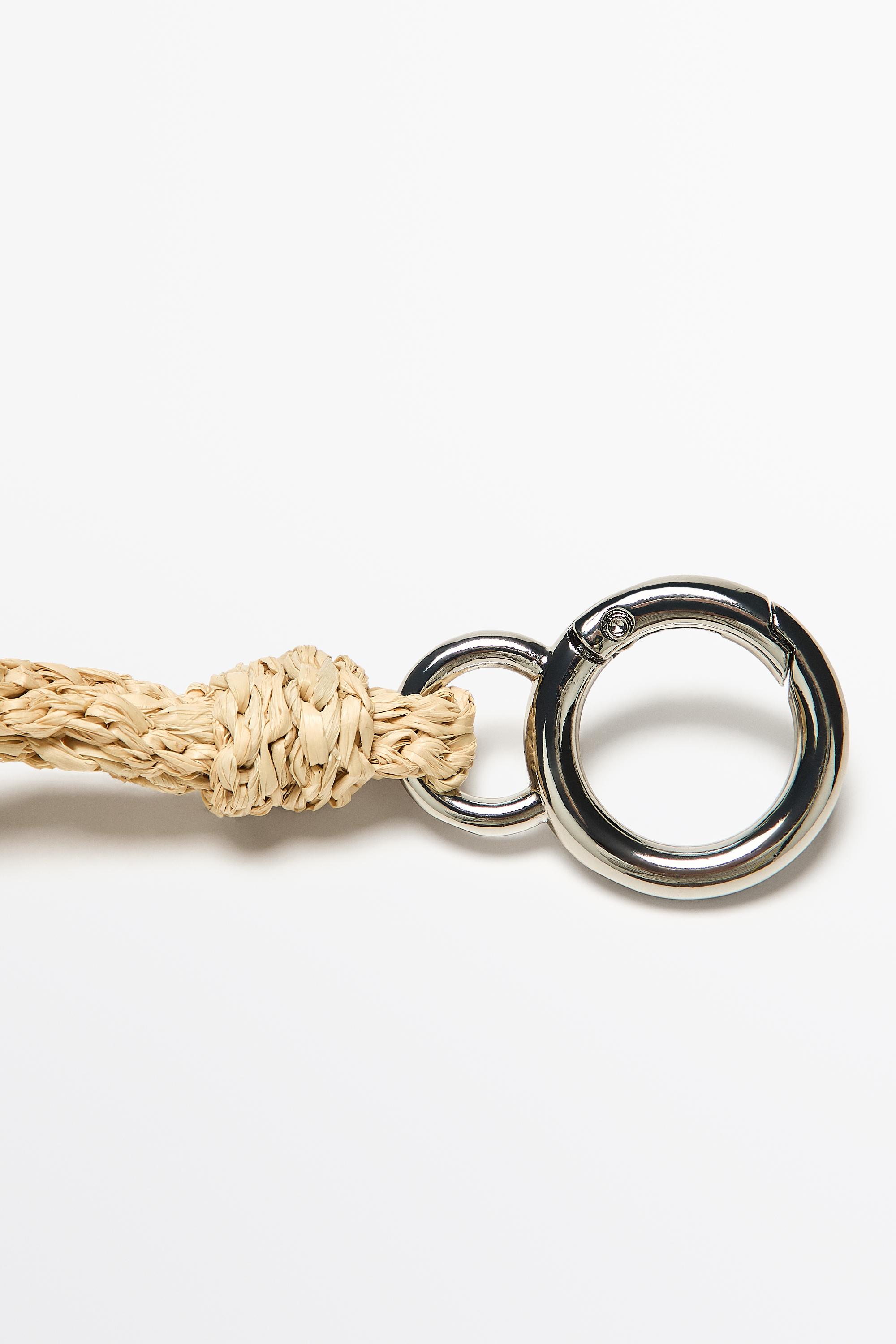 Raffia flower charm