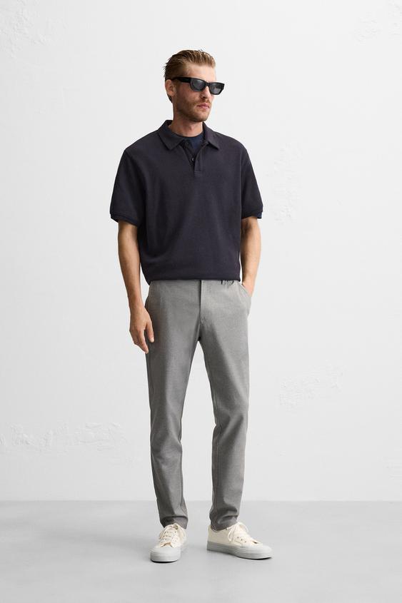 Fashion Zara Pantalones Hombre Pantalon De Vestir Gris Hombre Zara