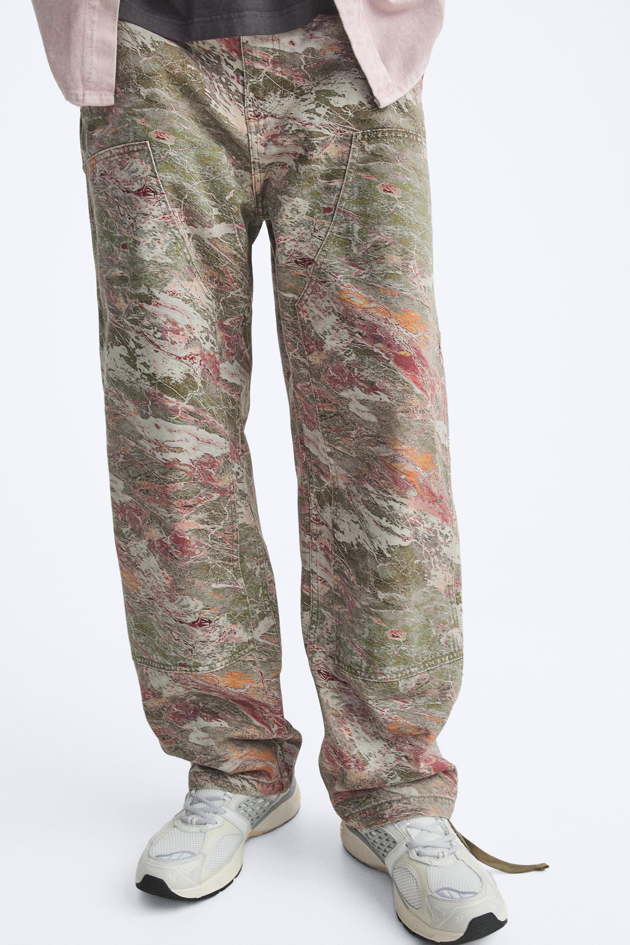 ABSTRACT PRINT PANTS