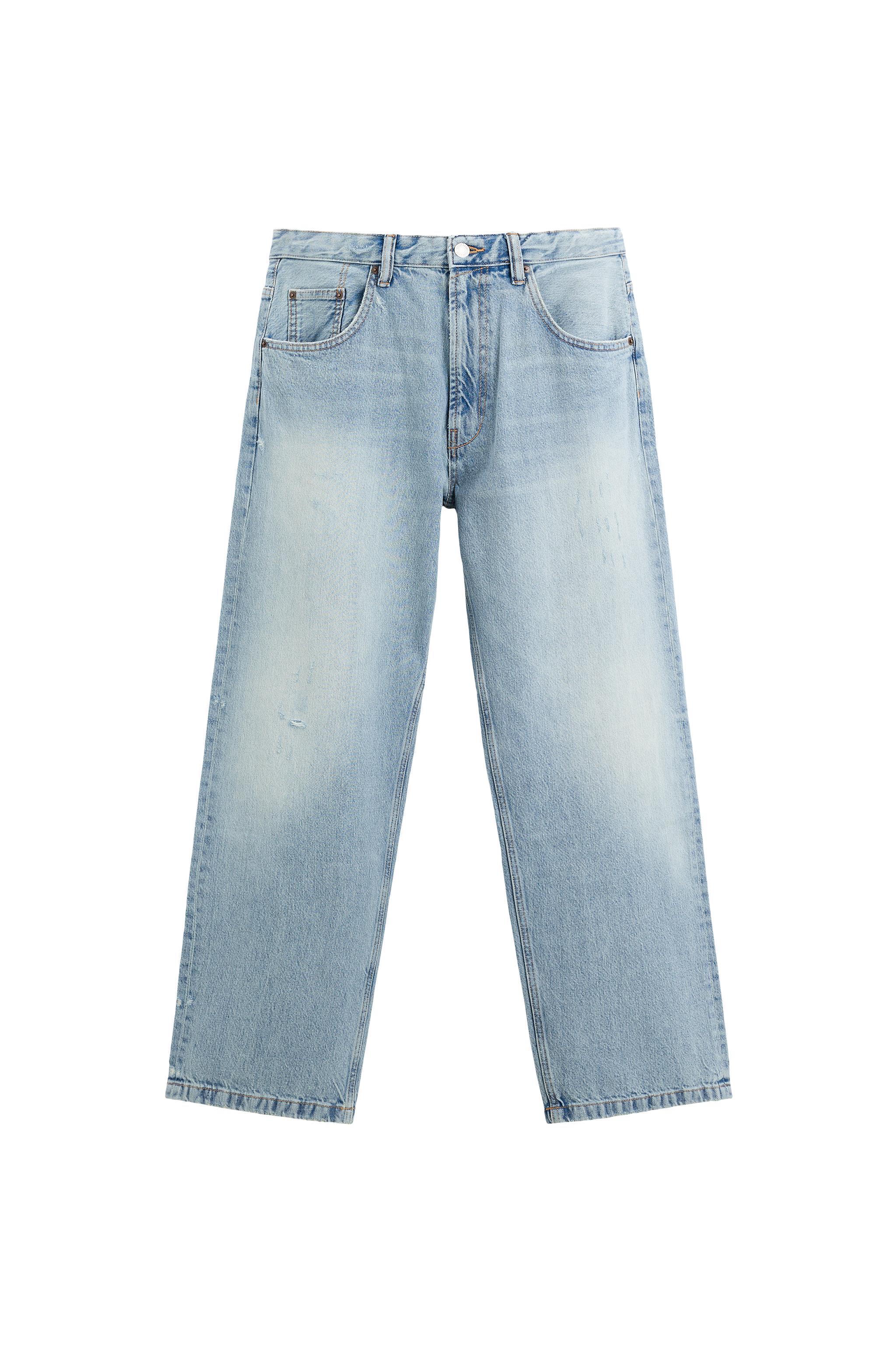 ZARA デニム Acne studios アクネ 風 バギー EUR40 ZARA バギーフィットデニム ジーンズ acne studios風 EU40 JP31 希少