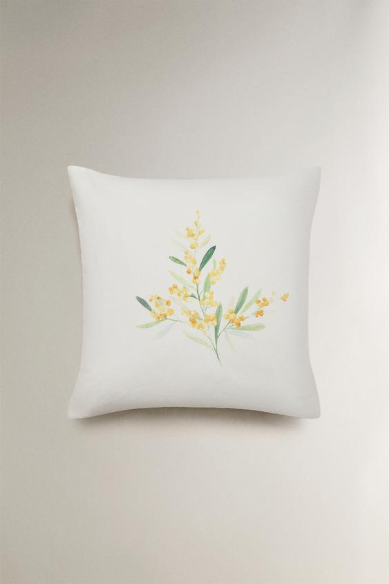 CAPA DE ALMOFADA MIMOSA - Branco-marfim da Zara - Imagem 0
