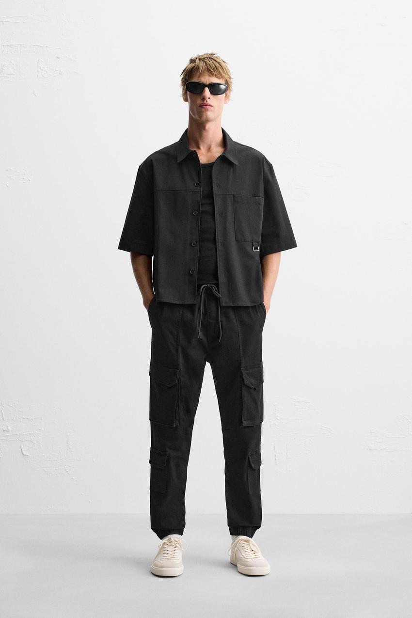POCKET CARGO PANTS - Black | ZARA United States