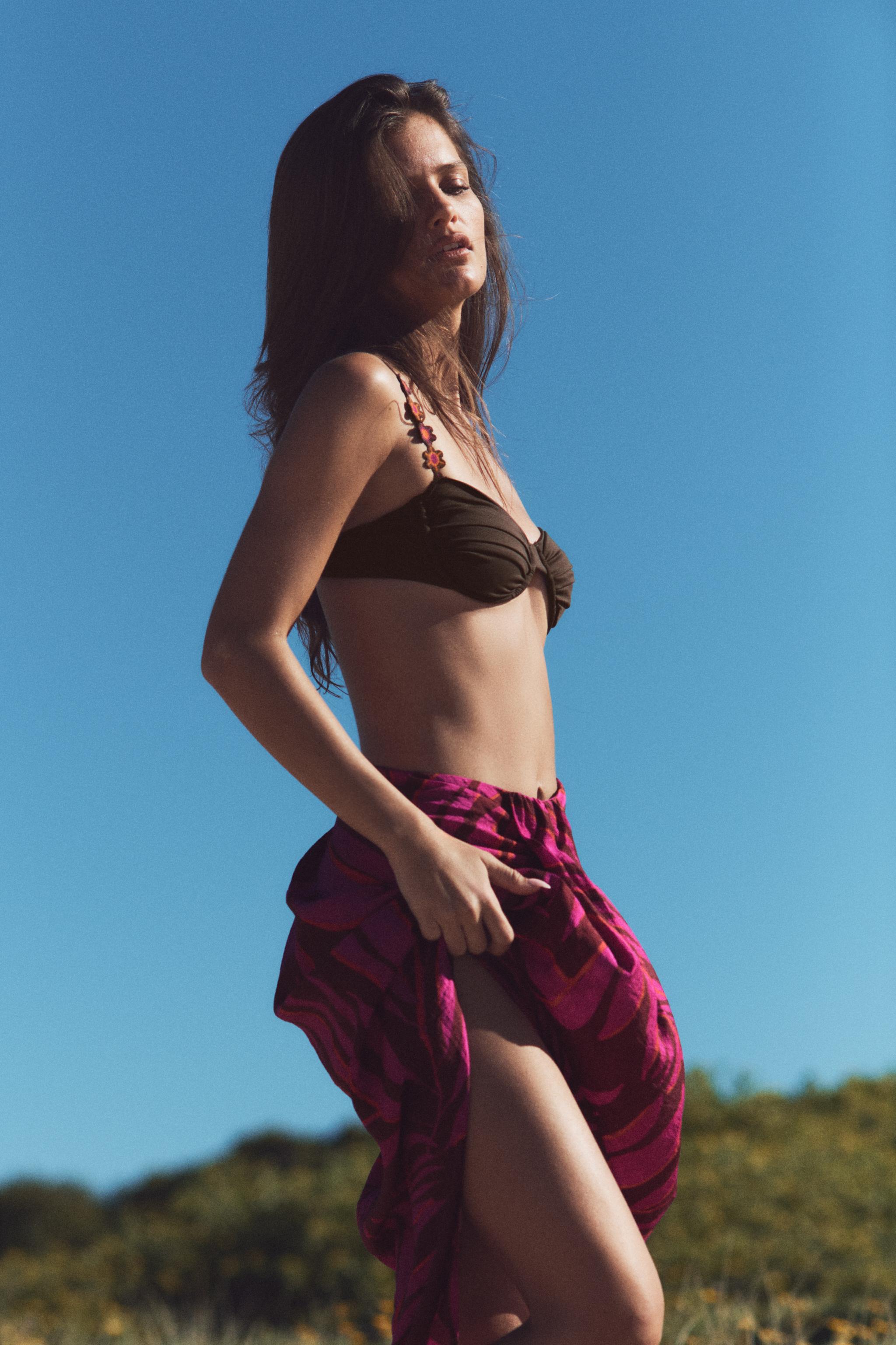 PALM TREE PRINT PAREO