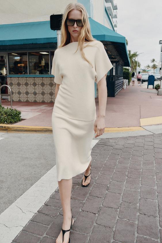 WIDE SLEEVE KNIT JUMPER