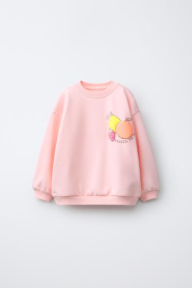 Zara DUKSERICA SA RELJEFNIM PRINTOM – mandarina