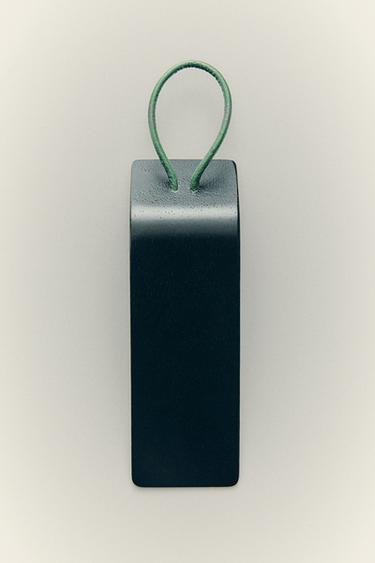 WOODEN DOORSTOP - Black by Zara