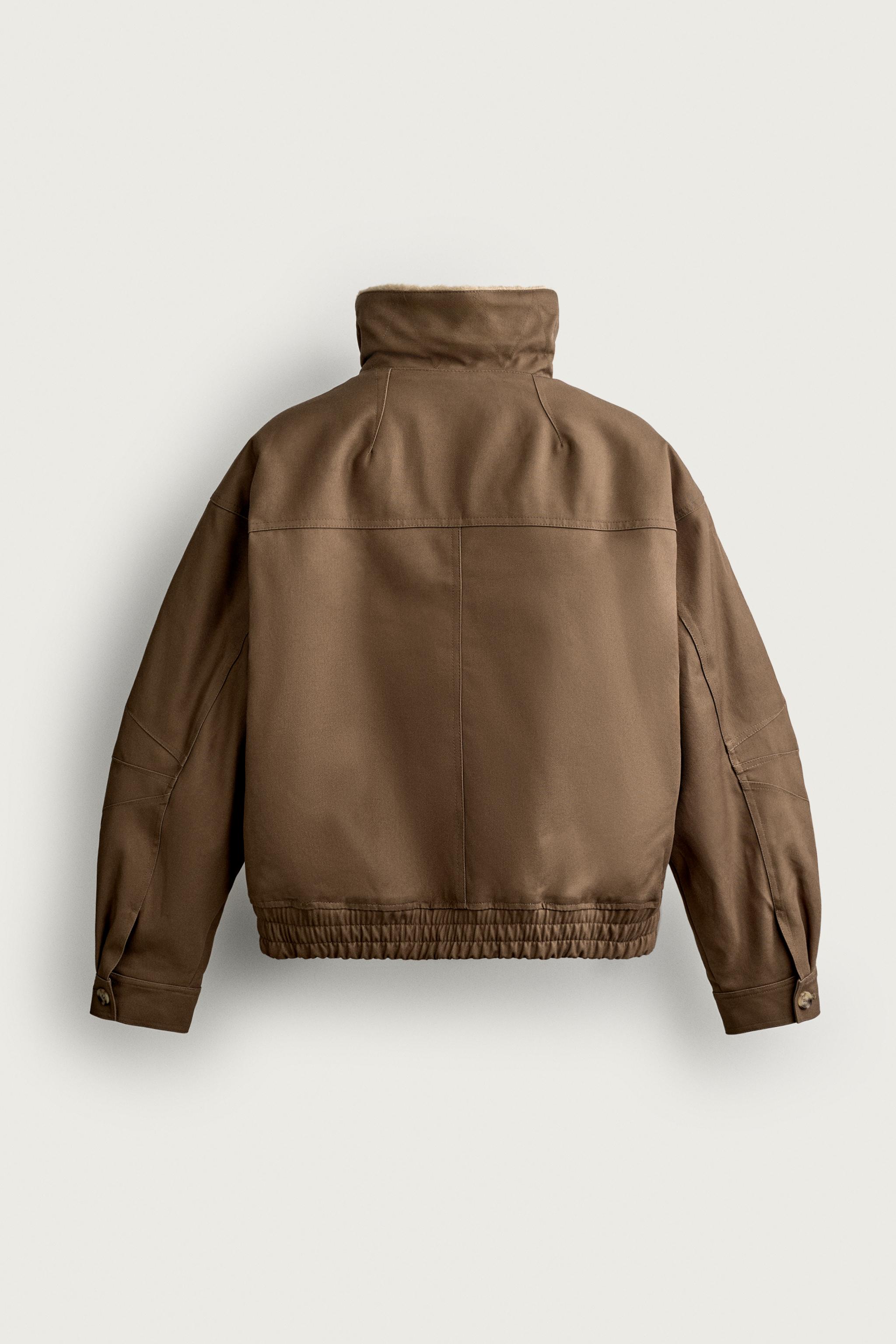 BLOUSON MATELASSÉ CROPPED FIT