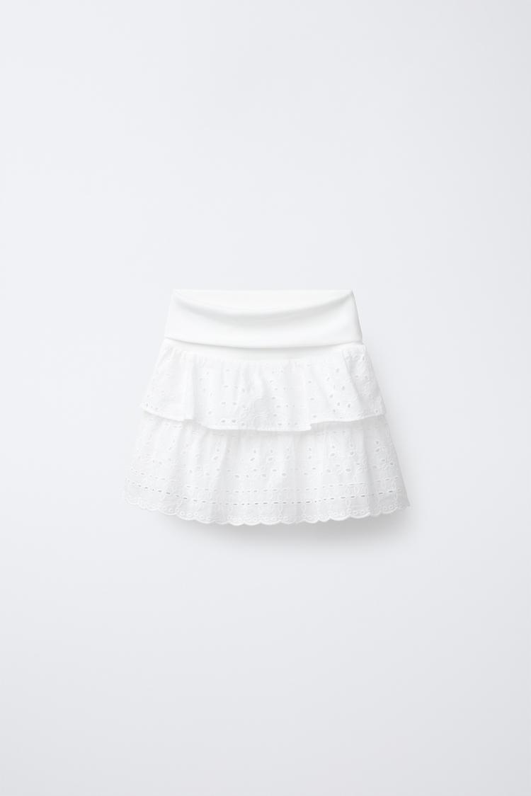 JUPE SCHIFFLY TAILLE REVERS