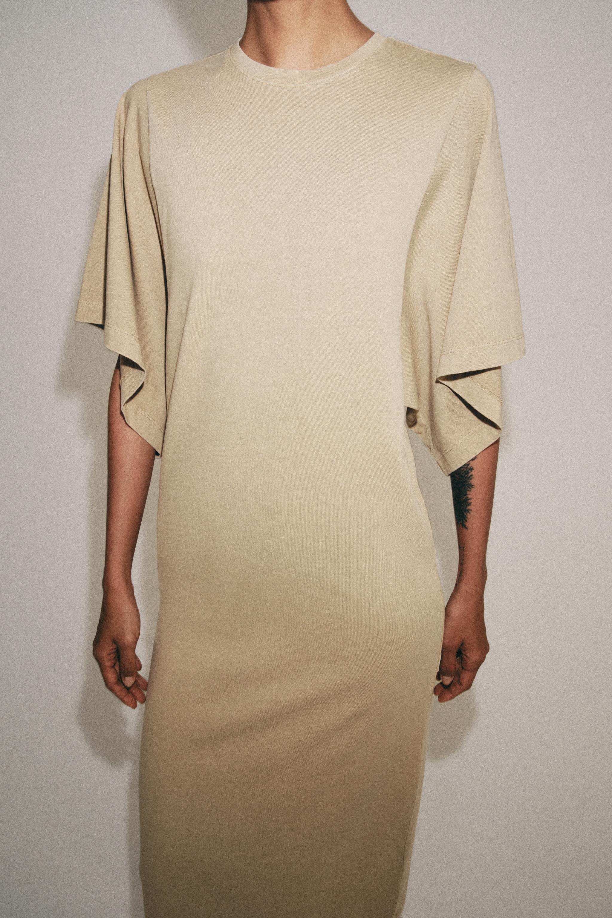 COTTON MIDI DRESS