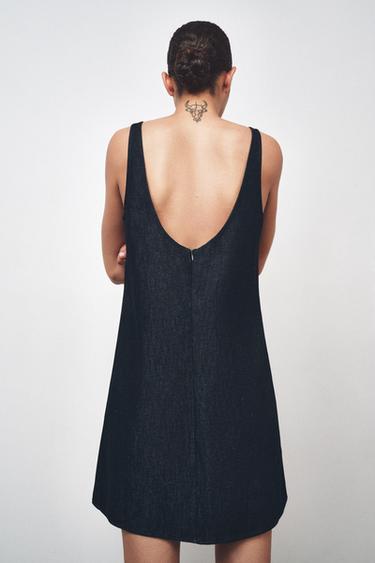 ZW COLLECTION SHORT DENIM DRESS - Blue by Zara - Image 2