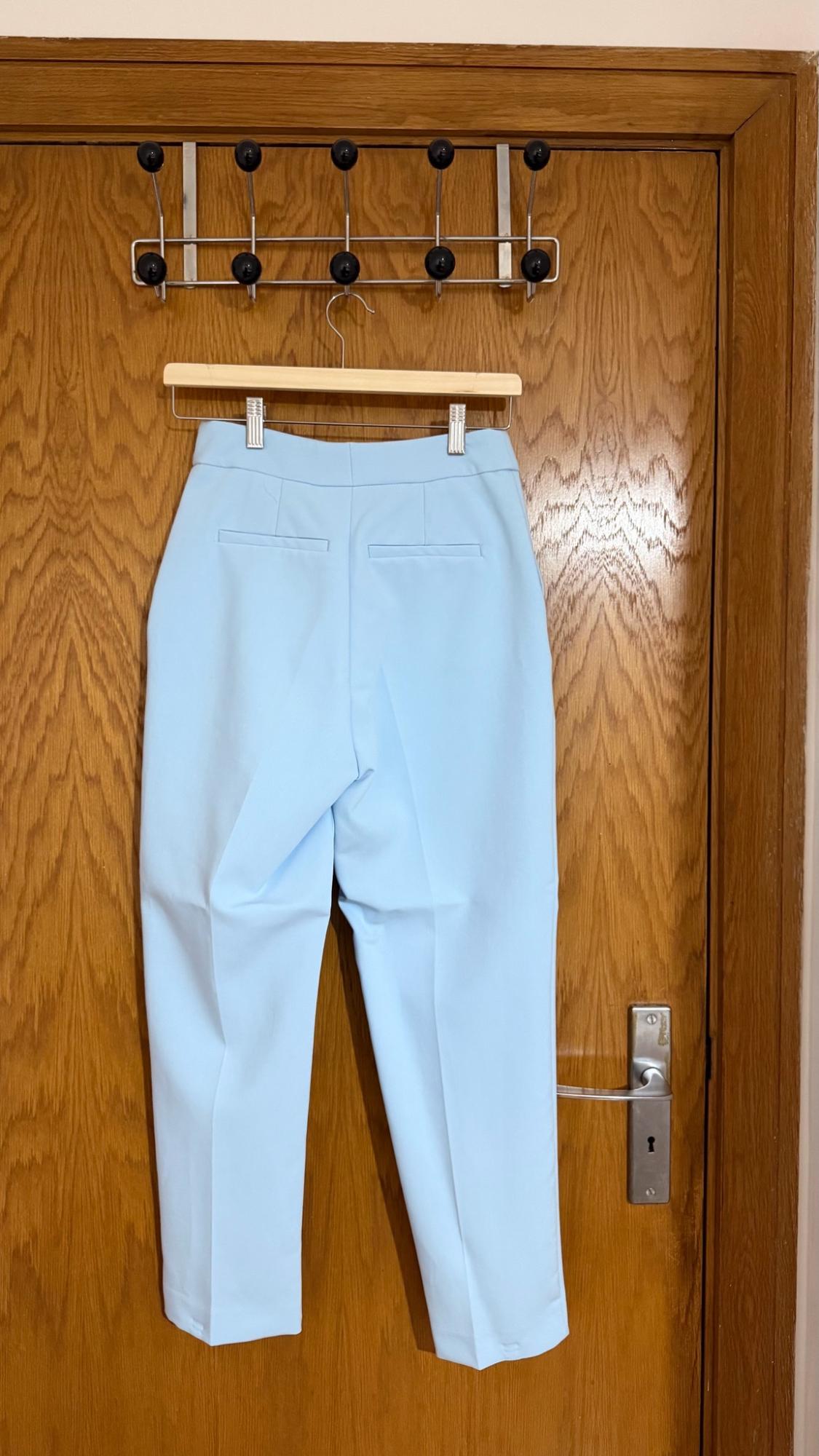 HIGH-WAIST SLIM FIT TROUSERS - Image 4