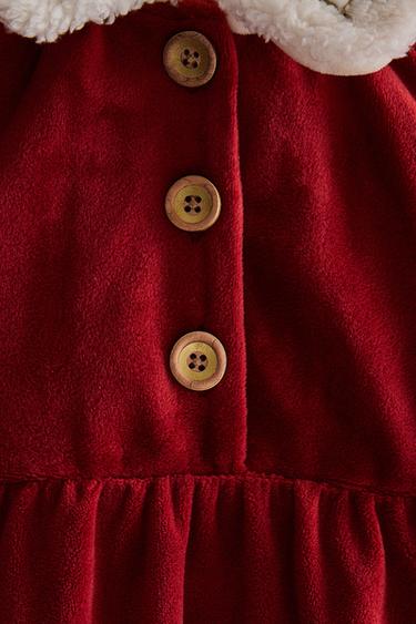 CHILDREN'S MRS. CLAUS COSTUME DRESS - Red by Zara - Image 3