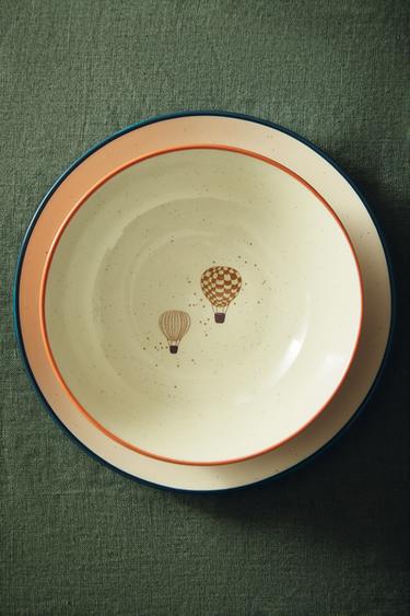 KIDS' CERAMIC BALLOON BOWL - Multicoloured by Zara