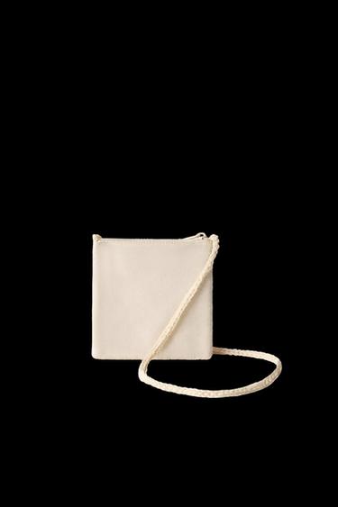 CROCHET CROSSBODY BAG - Pink by Zara