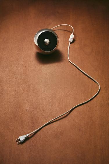 Zara SEMI SPHERE TABLE LAMP - Silver