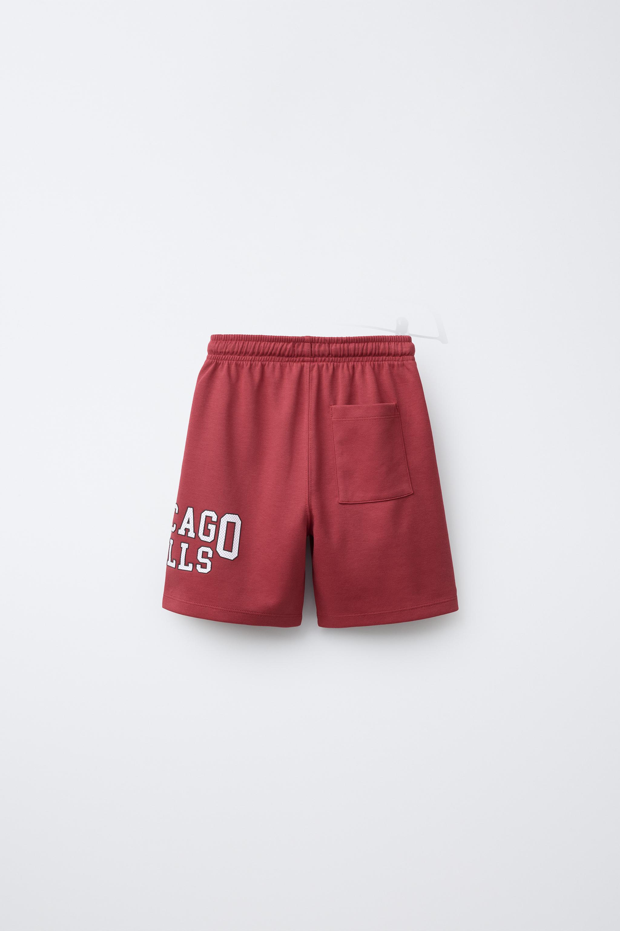 BERMUDA INTERLOCK CHICAGO BULLS NBA © - レッド | ZARA Japan