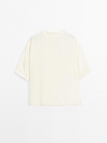 Zara Short sleeve organza T-shirt - Limited Edition - 201