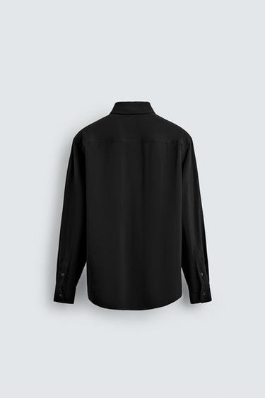 CHEMISE FLUIDE LIMITED EDITION - Noir de Zara - Image 8