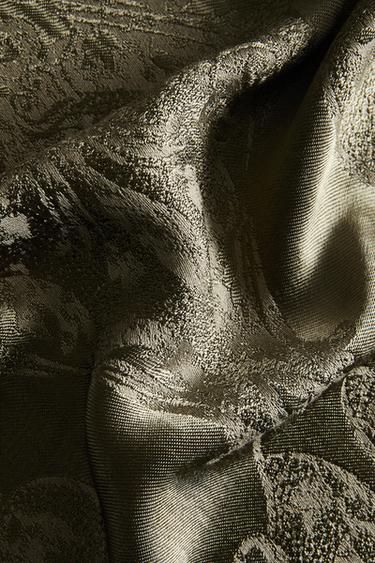 SATIN THROW - Mid-green by Zara - Image 3