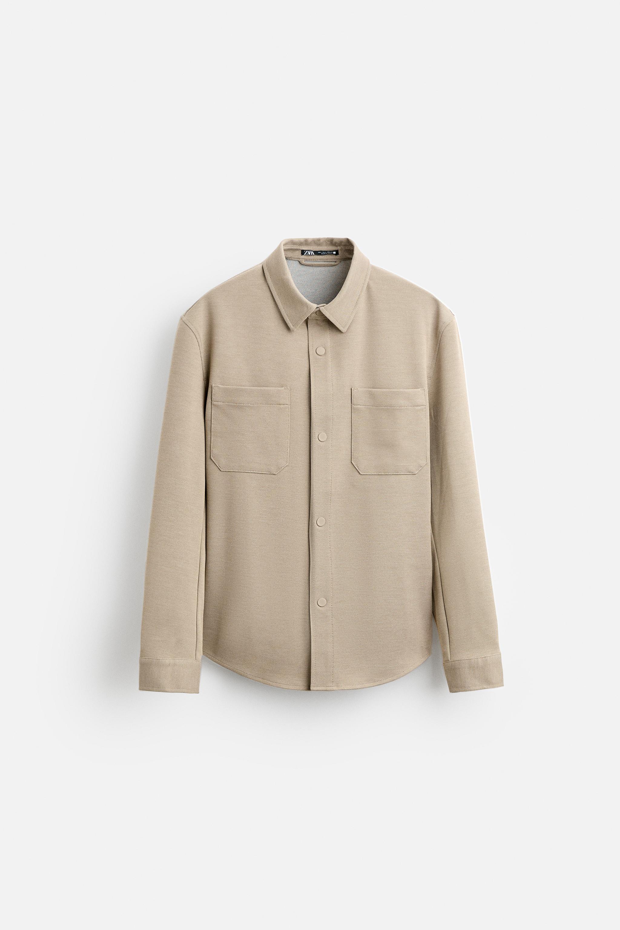 関税負担★ZARA★EASY CARE TEXTURED SHIRT EASY CARE TEXTURED SHIRT - Sky blue | ZARA United States