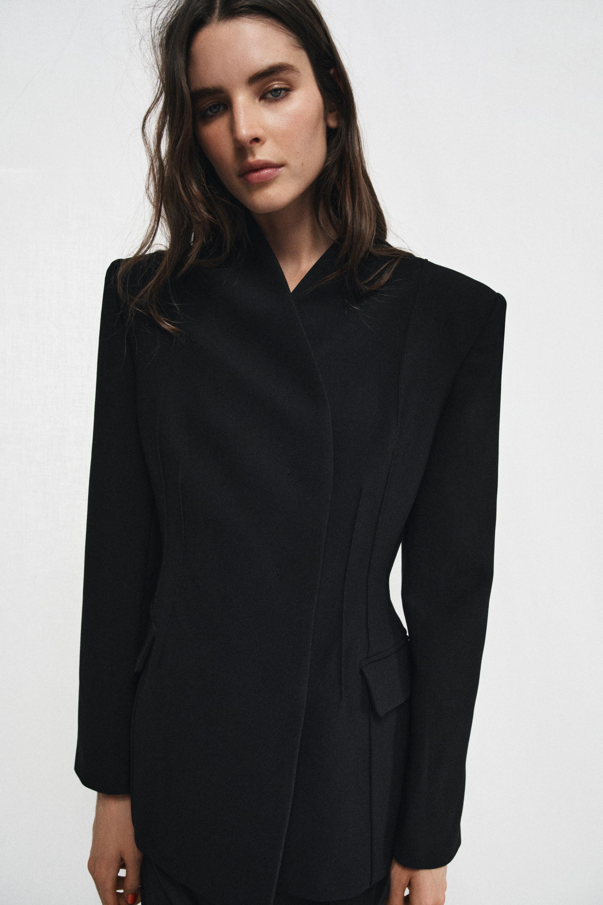 ZW COLLECTION VÜCUDA OTURAN BLAZER - Görsel 3