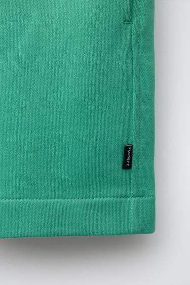 PLAIN PLUSH BERMUDA SHORTS - Duck blue by Zara - Image 3
