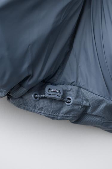 MANTEAU MATELASSÉ IMPERMÉABLE - Bleu clair de Zara - Image 8