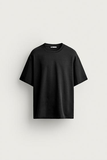 CAMISETA RELAXED FIT - Negro de Zara
