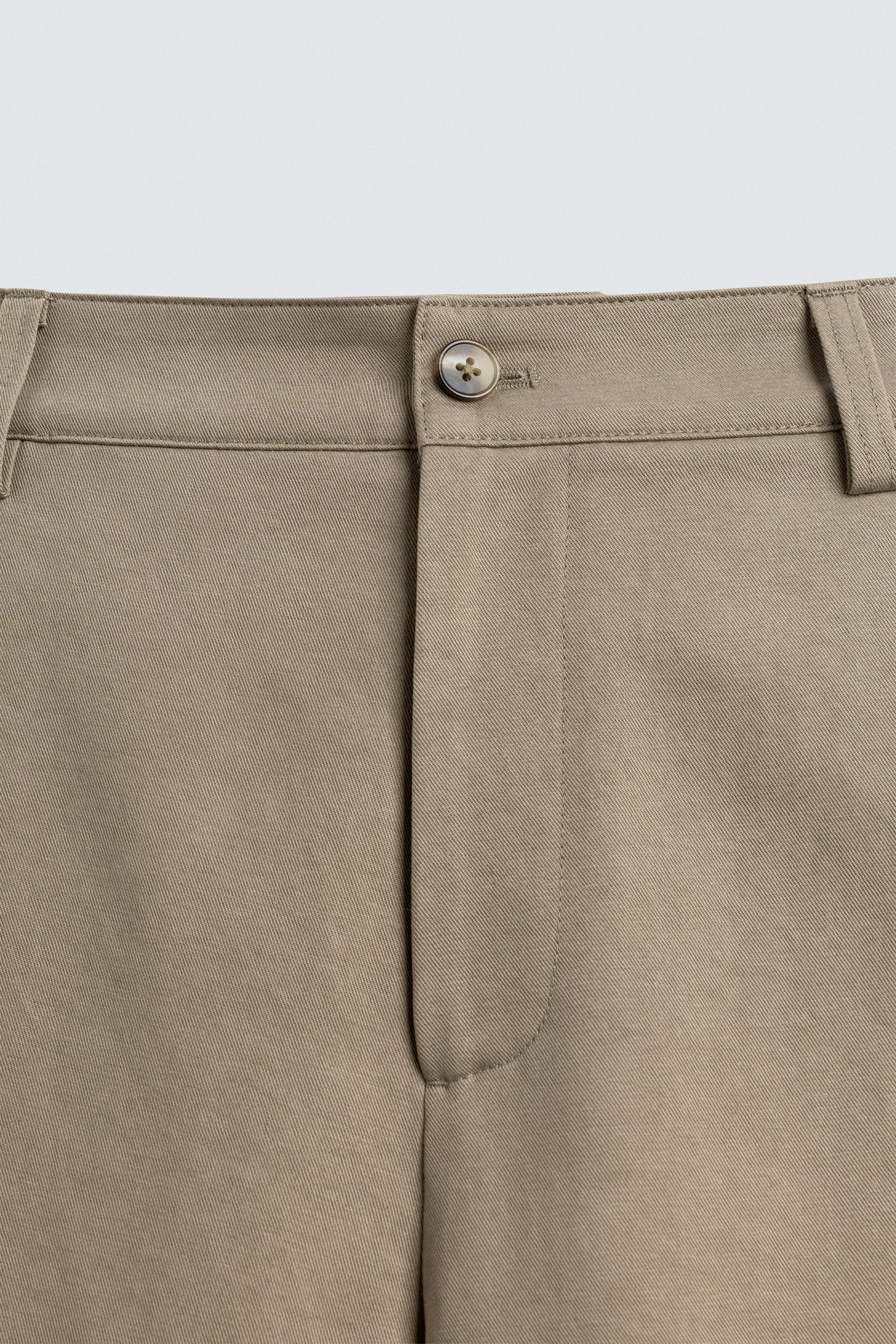 PANTALON COUPE DÉCONTRACTÉE À BAS AJUSTABLE