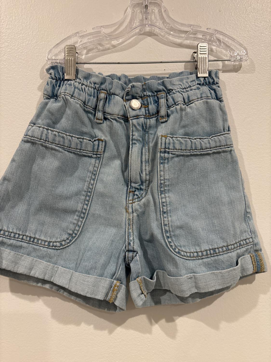 RIPPED DENIM SHORTS
