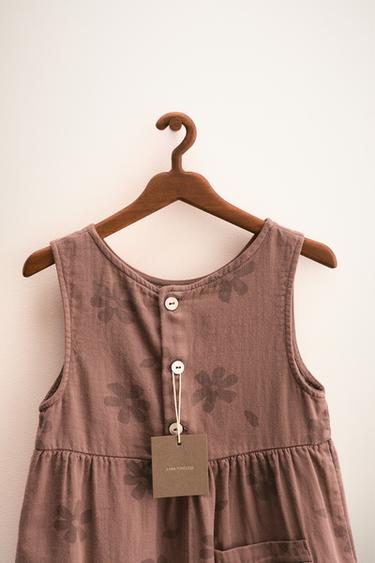 ZARA TIMELESS - FLORAL PRINT JUMPSUIT - Brown by Zara - Image 2