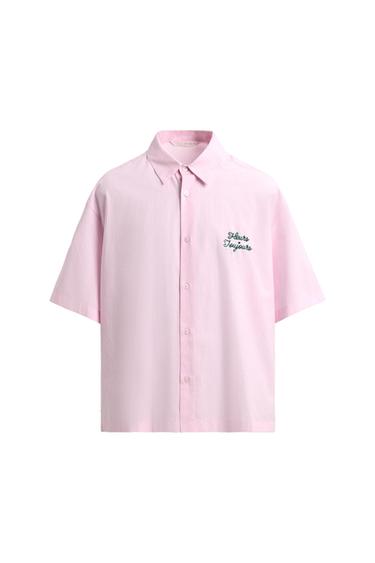 CAMISA RAYAS TEXTO COMBINADO