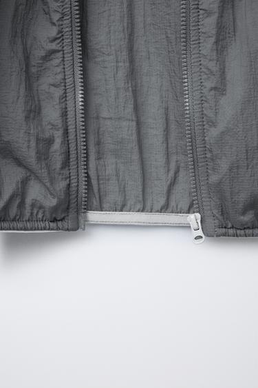 LIGHTWEIGHT PACKAWAY WINDBREAKER - Grey by Zara