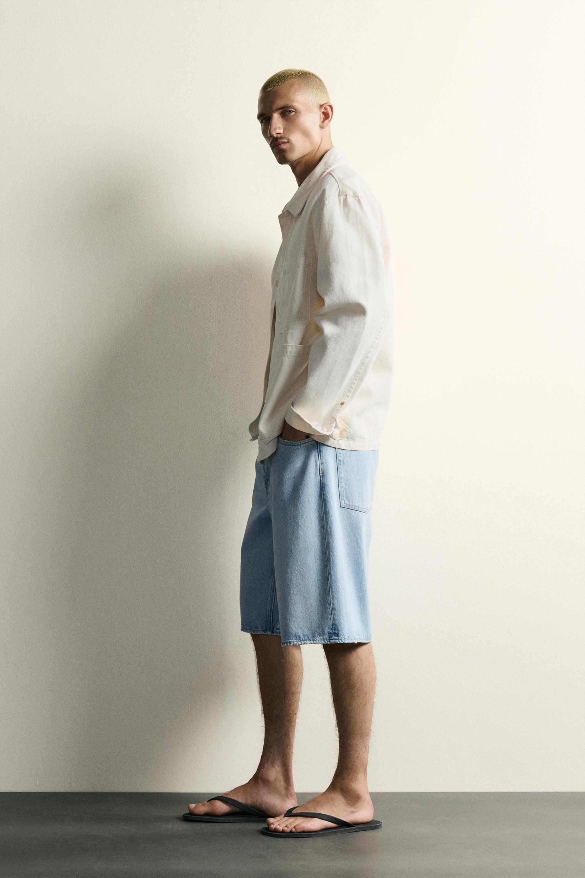 BERMUDA LOOSE FIT EN JEAN