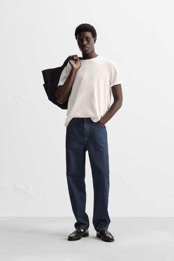 スリムフィットジーンズ - ネイビーブルー | ZARA Japan / 日本