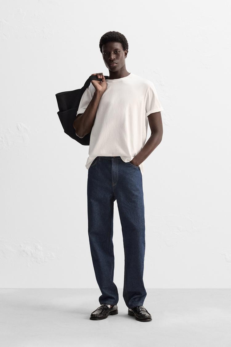 スリムフィットジーンズ - ネイビーブルー | ZARA Japan / 日本