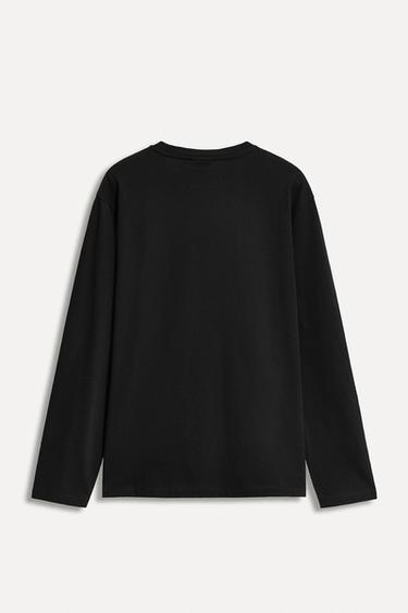 50TH ANNIVERSARY POCKET PATCH T-SHIRT - Black by Zara - Image 1