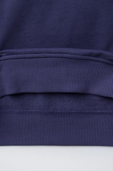 SHAPE PRINT SWEATSHIRT - Blue by Zara - Image 3