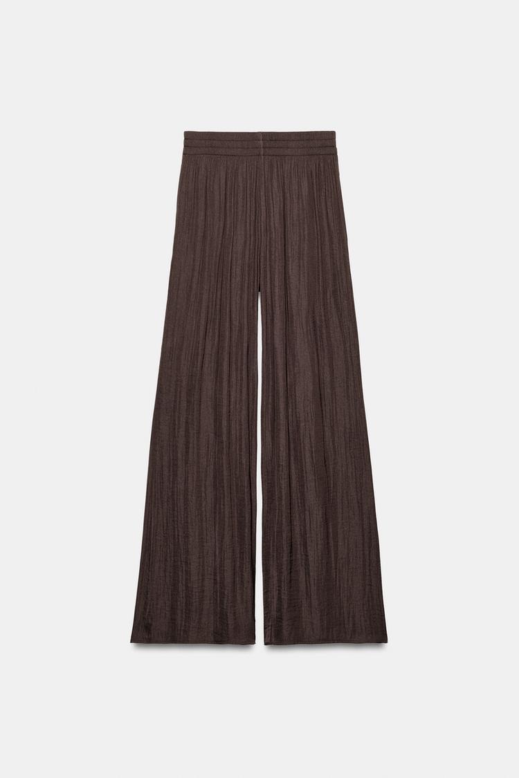 Pantalones de pata ancha fluidos 8