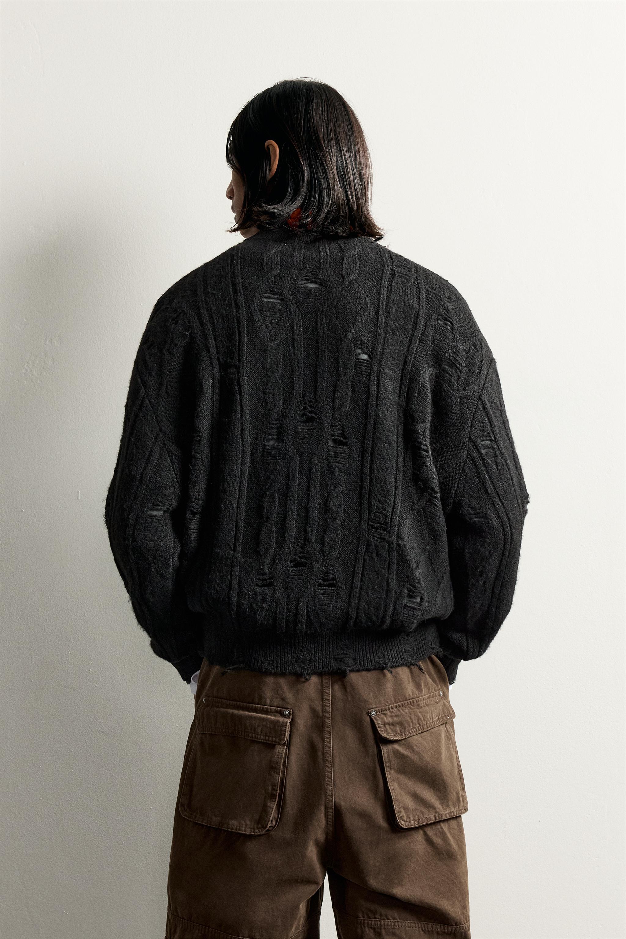 PULL TORSADES AJOURÉ
