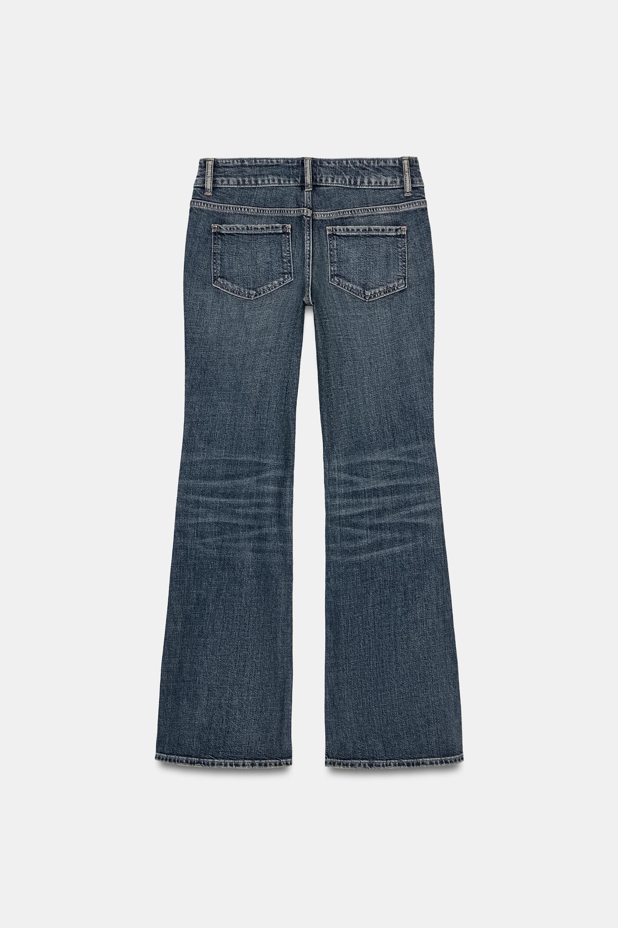 TRF ローライズブーツカットデニムパンツ - ブルー | ZARA Japan / 日本