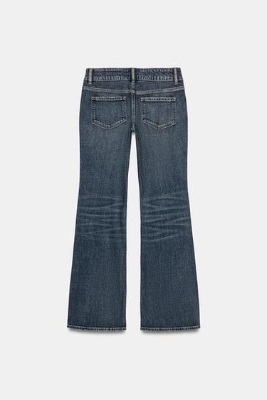 TRF LOW-RISE BOOTCUT JEANS - Blue by Zara - Image 8