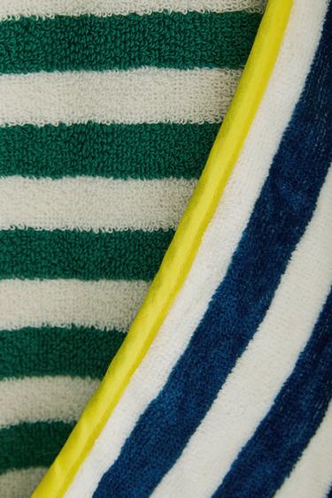 X THE ANIMALS OBSERVATORY HOODED BABY TOWEL - Blue by Zara - Image 3