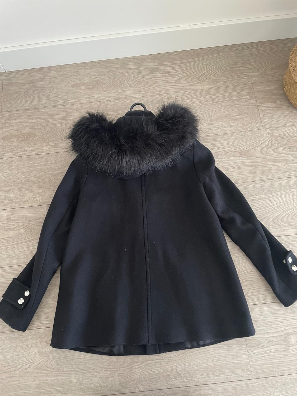 THREE QUARTER LENGTH COAT WITH COMBINED HOOD - Image 2