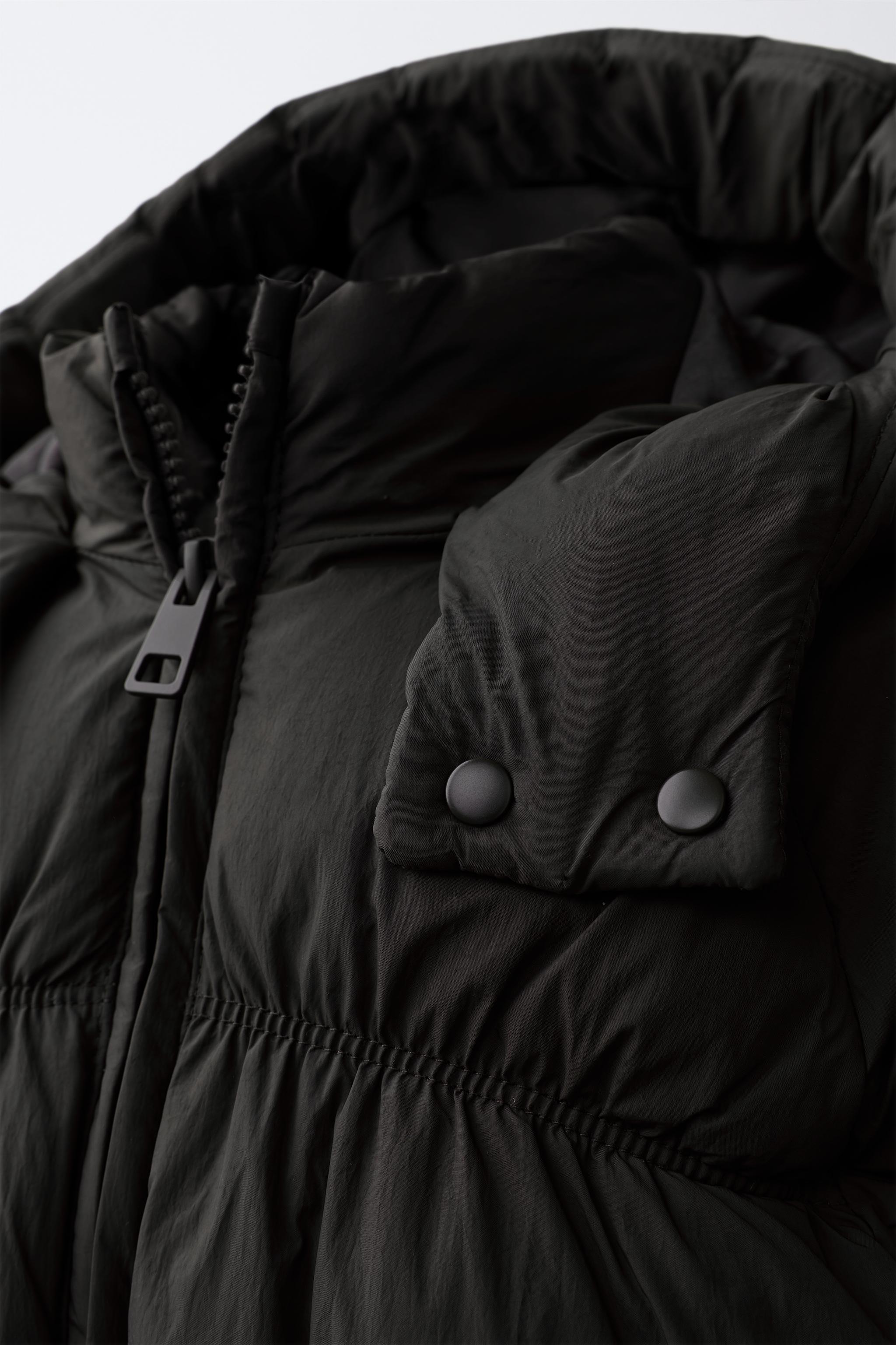 Детские куртки Zara WATER REPELLENT PUFFER COAT — фото 5