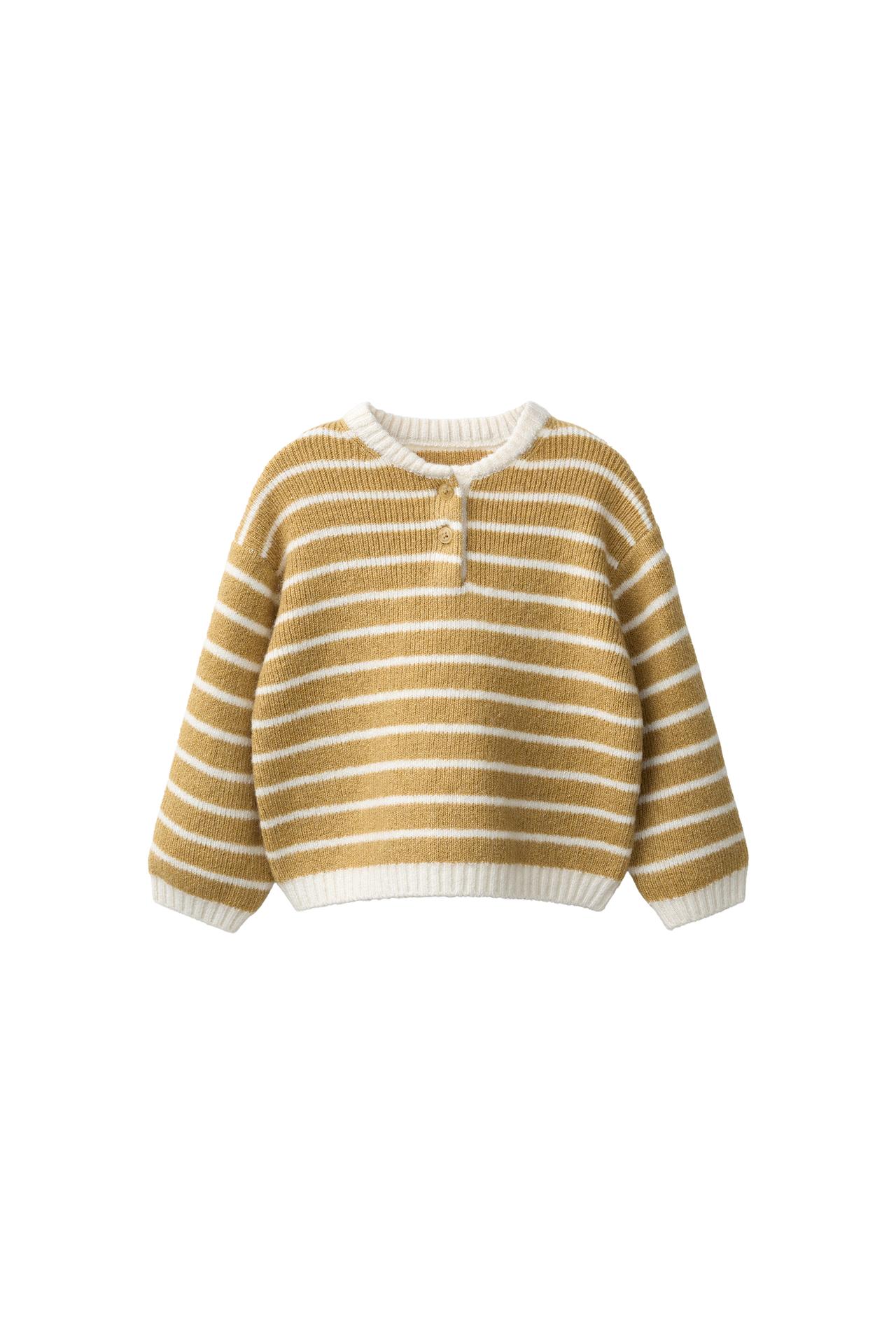 STRIPED KNIT JUMPER
