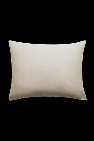 (140 GXM²) FUNDA COJÍN LINO XXL - Verde agua de Zara - Imagen 0