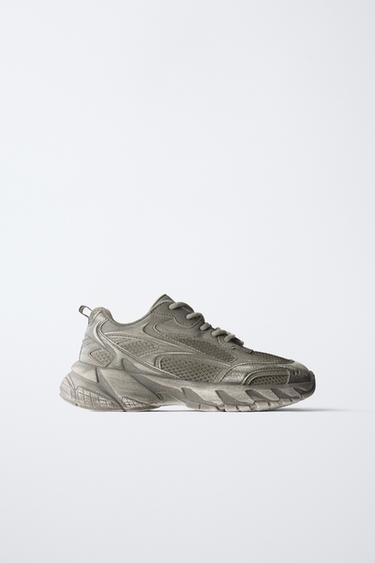 Zaras SLITNA SNEAKERS - Grå - Bild 0