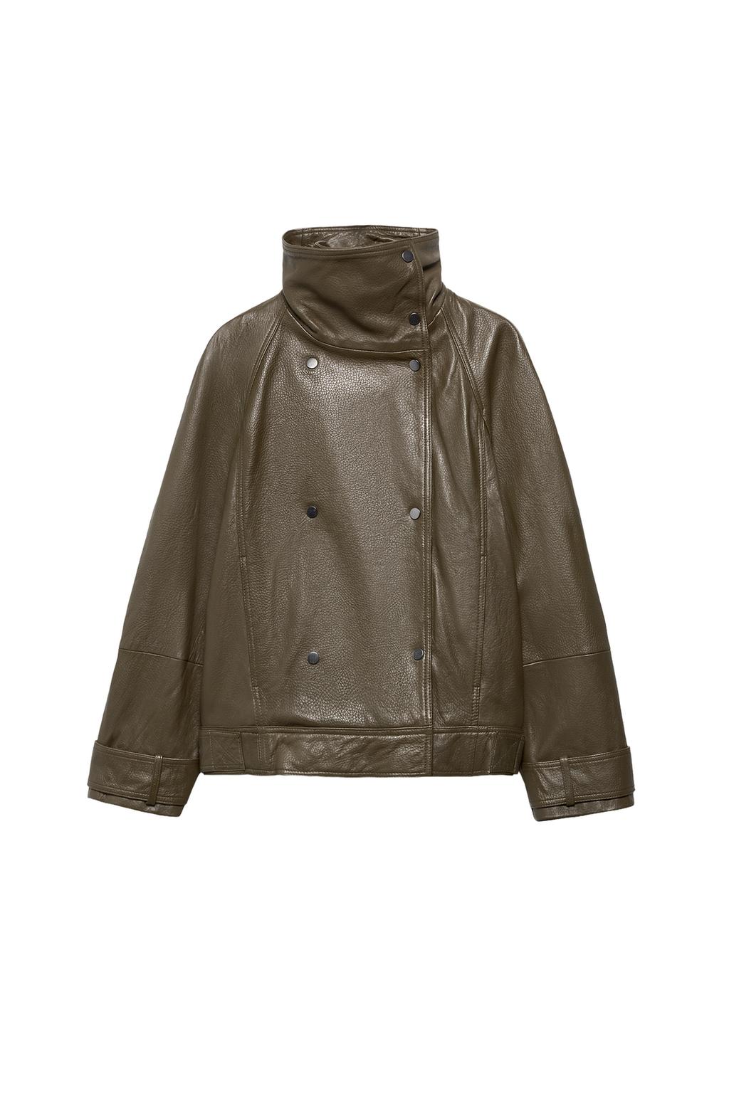 ZW COLLECTION LIMITED EDITION OVERSIZED LEATHER JACKET - image 3